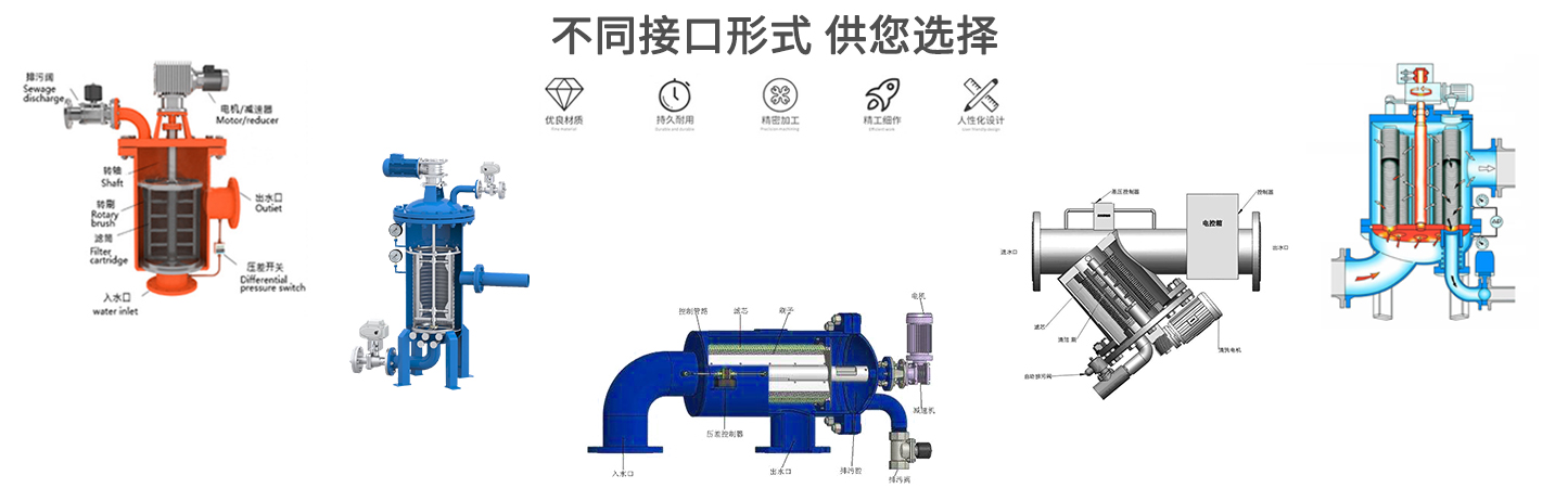 80立方直角式全自动自清洗过滤器